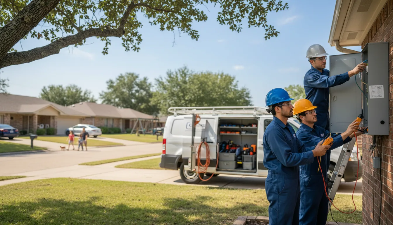 Certified electrician providing emergency electrical services in Auxier, KY